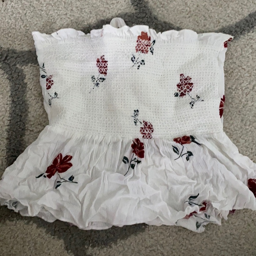 FLORAL TUBE TOP